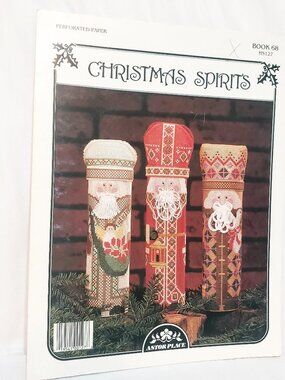 Christmas Spirts Old World Santa Perforated Paper Cross Stitch Astor Place HS127